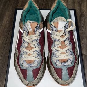 Gucci Multicolor Monogram Shoes